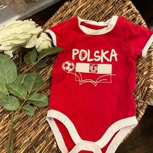 Polska Soccer Baby Onsie/Bodysuit
